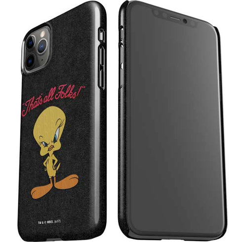 Looney Tunes Tweety Bird Thats All Folks iPhone 11 Pro Max Lite Case