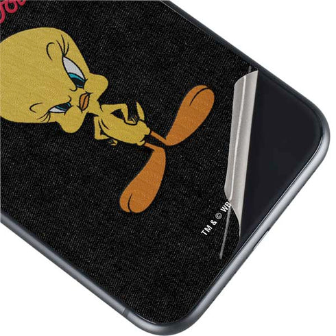 Looney Tunes Tweety Bird Thats All Folks iPhone 11 Skin