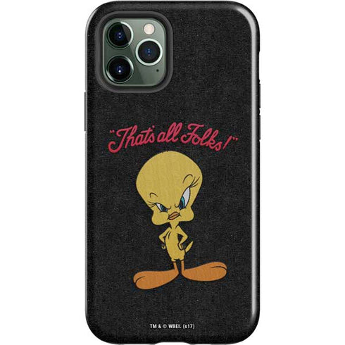 Looney Tunes Tweety Bird Thats All Folks iPhone 12 Pro Max Impact Case
