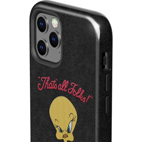Looney Tunes Tweety Bird Thats All Folks iPhone 12 Pro Max Impact Case