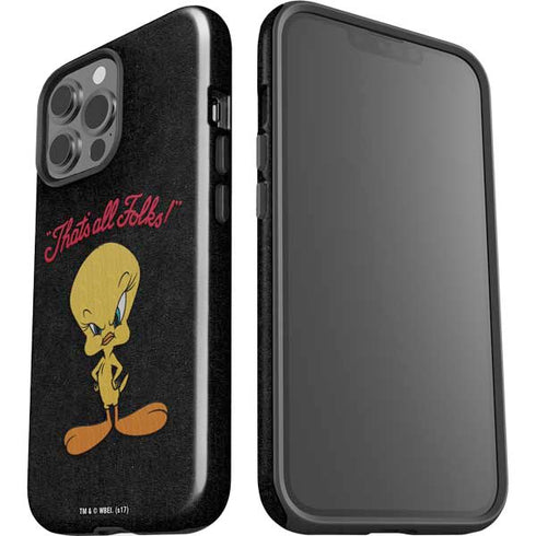 Looney Tunes Tweety Bird Thats All Folks iPhone 13 Pro Max Impact Case