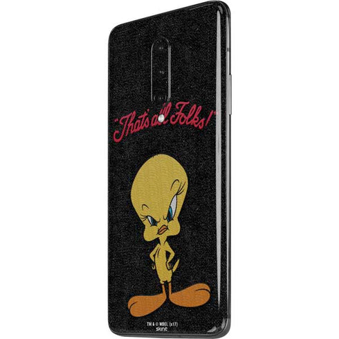 Looney Tunes Tweety Bird Thats All Folks OnePlus 7 Pro Skin