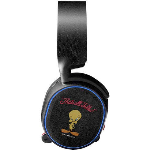 Looney Tunes Tweety Bird Thats All Folks SteelSeries Arctis 5 Skin