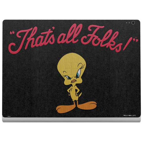 Looney Tunes Tweety Bird Thats All Folks Surface Book 2 13.5in Skin