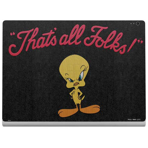 Looney Tunes Tweety Bird Thats All Folks Surface Book 2 15in Skin