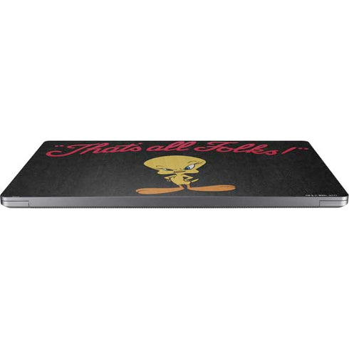 Looney Tunes Tweety Bird Thats All Folks Universal Laptop 17in (13.8 x 10in) Skin