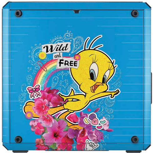 Looney Tunes Tweety Bird Wild and Free Cooler Master MasterBox Q300L Mini Tower Skin