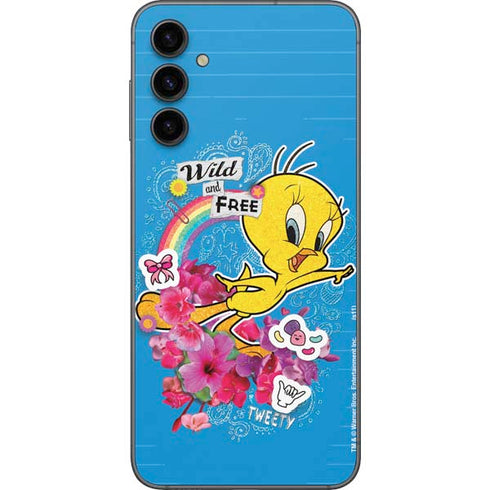 Looney Tunes Tweety Bird Wild and Free Galaxy A14 5G Skin
