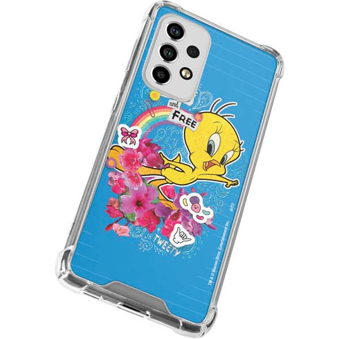 Looney Tunes Tweety Bird Wild and Free Galaxy A53 5G Clear Case