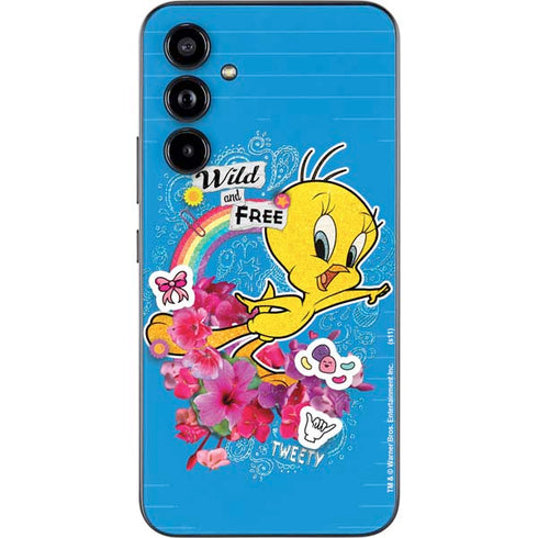 Looney Tunes Tweety Bird Wild and Free Galaxy A54 5G Skin