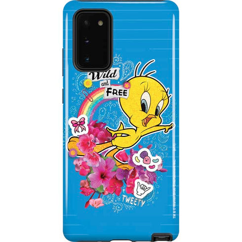 Looney Tunes Tweety Bird Wild and Free Galaxy Note20 5G Pro Case