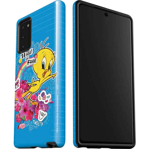 Looney Tunes Tweety Bird Wild and Free Galaxy Note20 5G Pro Case