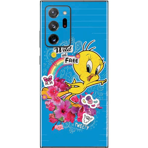 Looney Tunes Tweety Bird Wild and Free Galaxy Note20 Ultra 5G Skin