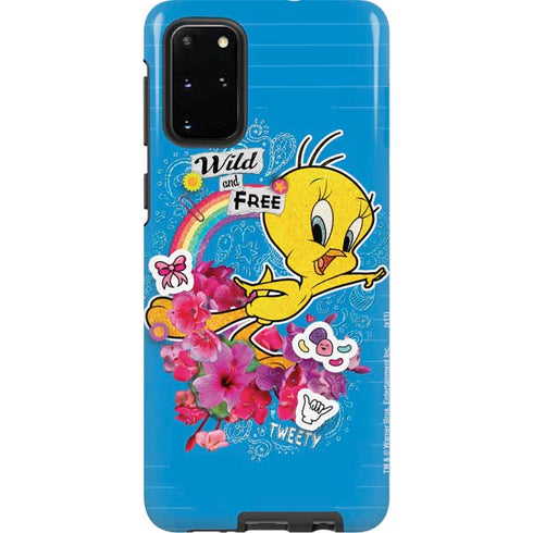 Looney Tunes Tweety Bird Wild and Free Galaxy S20 Plus Pro Case