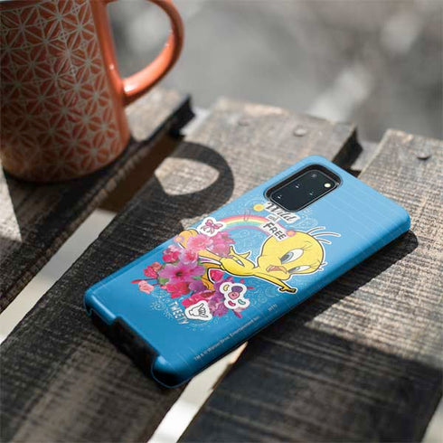 Looney Tunes Tweety Bird Wild and Free Galaxy S20 Plus Pro Case