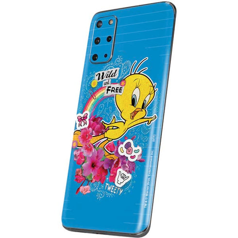 Looney Tunes Tweety Bird Wild and Free Galaxy S20 Plus Skin