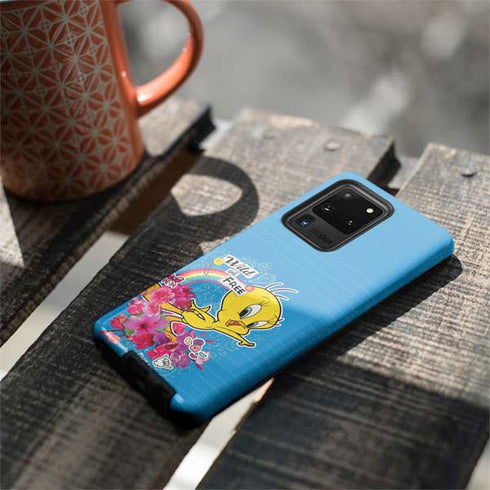 Looney Tunes Tweety Bird Wild and Free Galaxy S20 Ultra 5G Pro Case