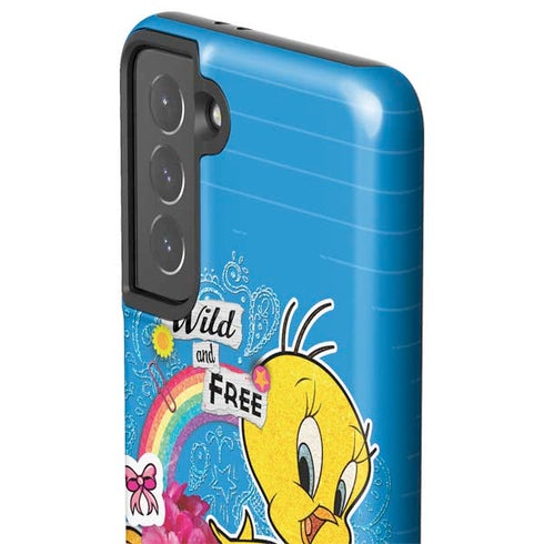 Looney Tunes Tweety Bird Wild and Free Galaxy S21 5G Pro Case