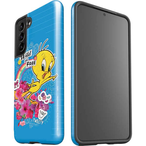 Looney Tunes Tweety Bird Wild and Free Galaxy S21 5G Pro Case