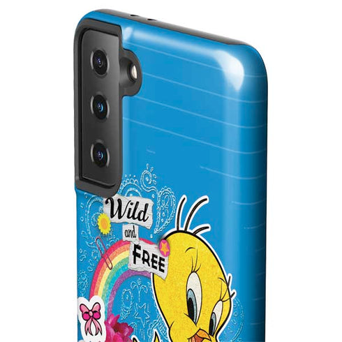 Looney Tunes Tweety Bird Wild and Free Galaxy S21 FE Pro Case