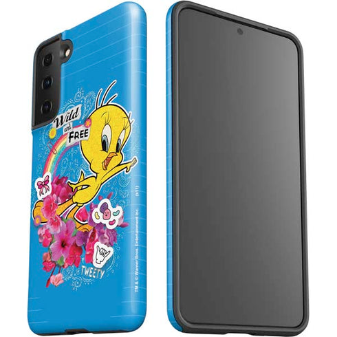 Looney Tunes Tweety Bird Wild and Free Galaxy S21 Plus 5G Pro Case