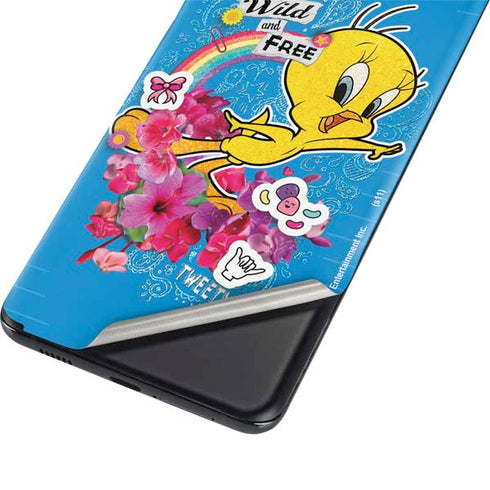 Looney Tunes Tweety Bird Wild and Free Galaxy S21 Ultra 5G Skin