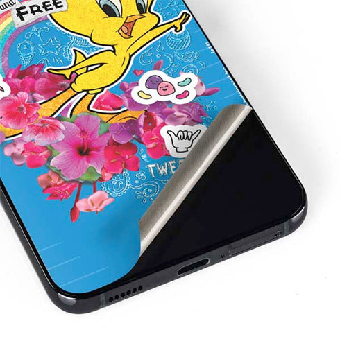 Looney Tunes Tweety Bird Wild and Free Galaxy S22 Plus Skin