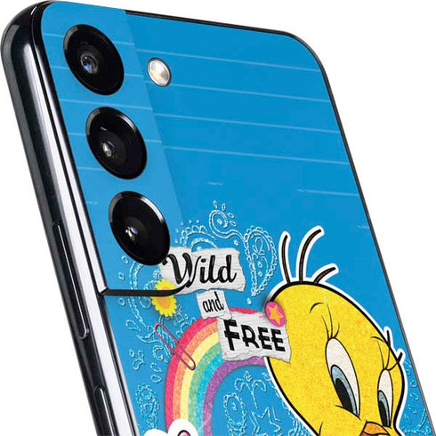 Looney Tunes Tweety Bird Wild and Free Galaxy S22 Skin