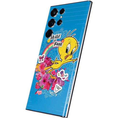 Looney Tunes Tweety Bird Wild and Free Galaxy S22 Ultra Skin