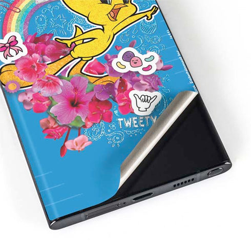 Looney Tunes Tweety Bird Wild and Free Galaxy S22 Ultra Skin