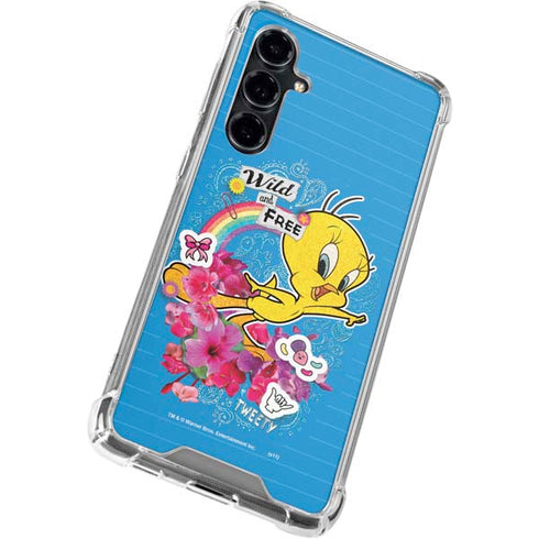 Looney Tunes Tweety Bird Wild and Free Galaxy S23 FE Clear Case