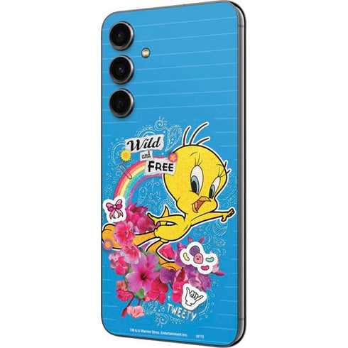 Looney Tunes Tweety Bird Wild and Free Galaxy S23 FE Skin