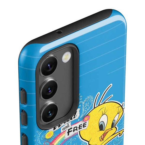 Looney Tunes Tweety Bird Wild and Free Galaxy S23 Plus Pro Case
