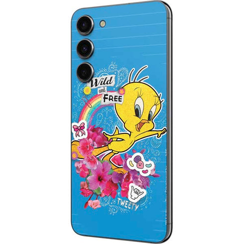 Looney Tunes Tweety Bird Wild and Free Galaxy S23 Plus Skin