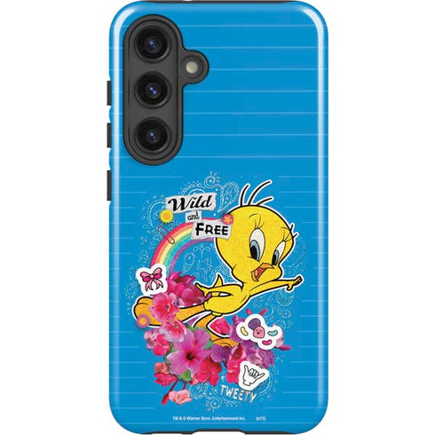 Looney Tunes Tweety Bird Wild and Free Galaxy S24 Plus Impact Case