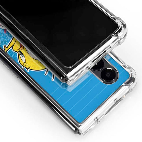 Looney Tunes Tweety Bird Wild and Free Galaxy Z Fold4 5G Clear Case