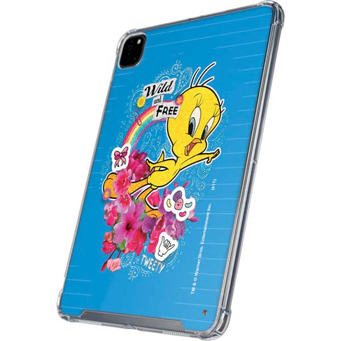 Looney Tunes Tweety Bird Wild and Free iPad Pro 12.9in (2020) Clear Case