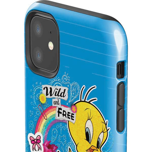 Looney Tunes Tweety Bird Wild and Free iPhone 11 Impact Case