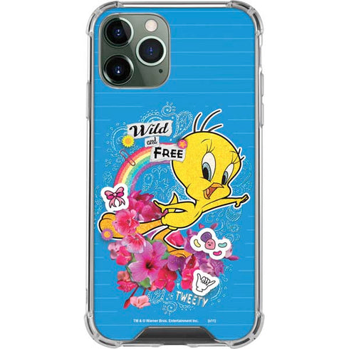 Looney Tunes Tweety Bird Wild and Free iPhone 11 Pro Max Clear Case