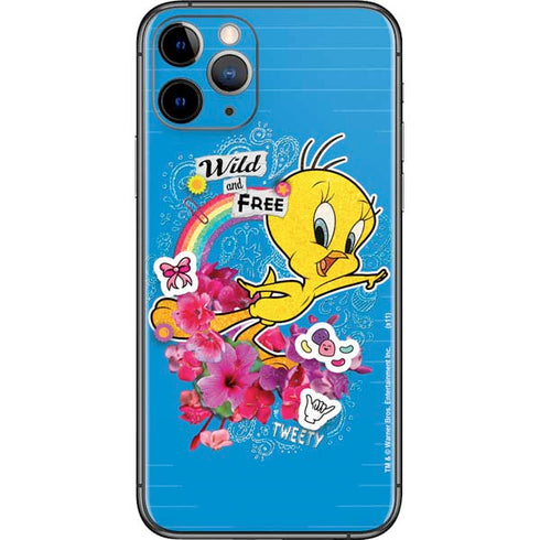 Looney Tunes Tweety Bird Wild and Free iPhone 11 Pro Skin