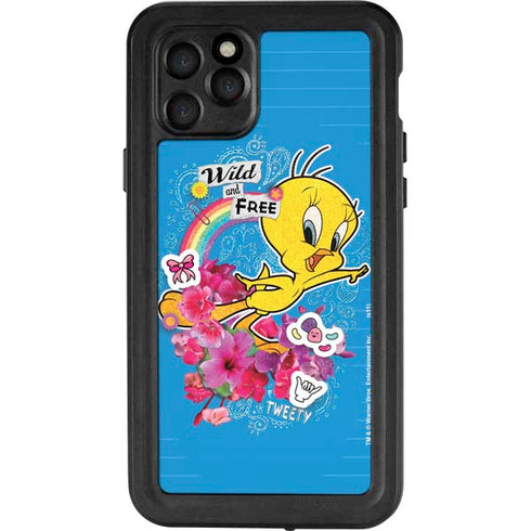 Looney Tunes Tweety Bird Wild and Free iPhone 11 Pro Waterproof Case