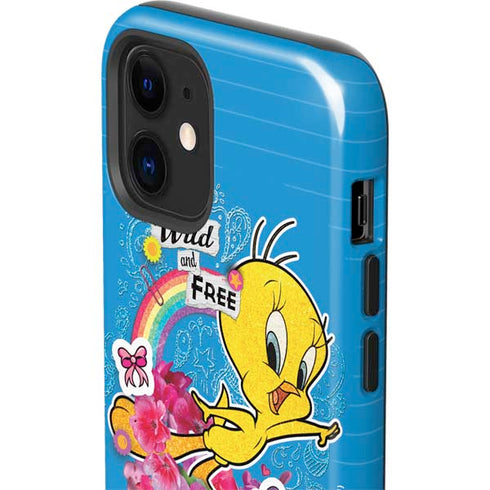 Looney Tunes Tweety Bird Wild and Free iPhone 12 Mini Impact Case