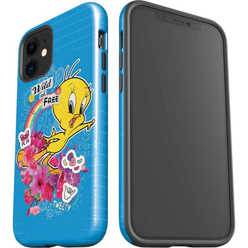 Looney Tunes Tweety Bird Wild and Free iPhone 12 Mini Impact Case