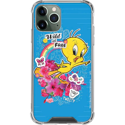 Looney Tunes Tweety Bird Wild and Free iPhone 12 Pro Clear Case