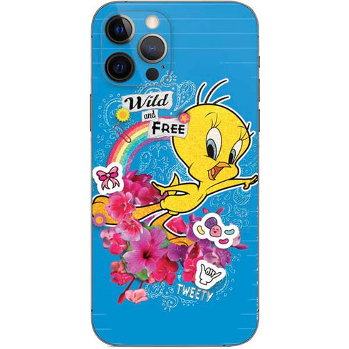 Looney Tunes Tweety Bird Wild and Free iPhone 12 Pro Skin