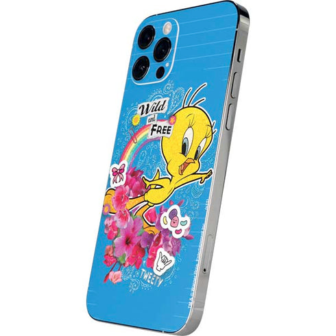 Looney Tunes Tweety Bird Wild and Free iPhone 12 Pro Skin