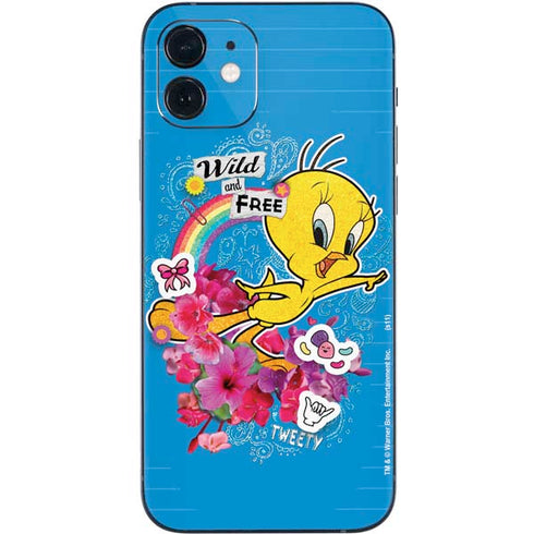 Looney Tunes Tweety Bird Wild and Free iPhone 12 Skin