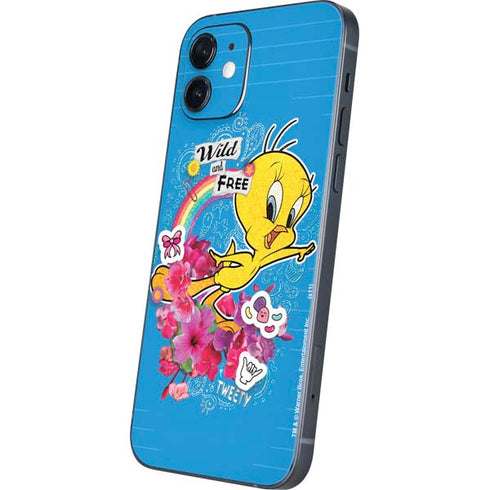 Looney Tunes Tweety Bird Wild and Free iPhone 12 Skin
