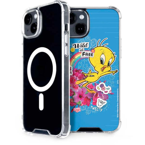 Looney Tunes Tweety Bird Wild and Free iPhone 13 MagSafe Case