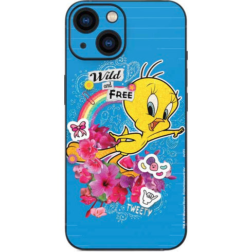 Looney Tunes Tweety Bird Wild and Free iPhone 13 Mini Skin